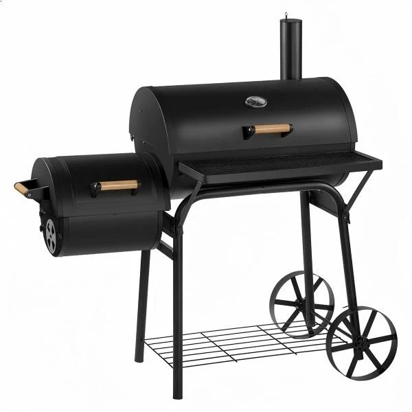 Söega BBQ-grill suitsuahjuga